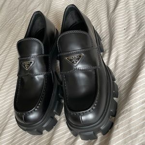 Prada Monolith loafers